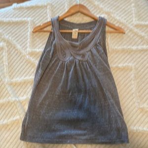Super soft cotton! Anthropologie tank top light grey